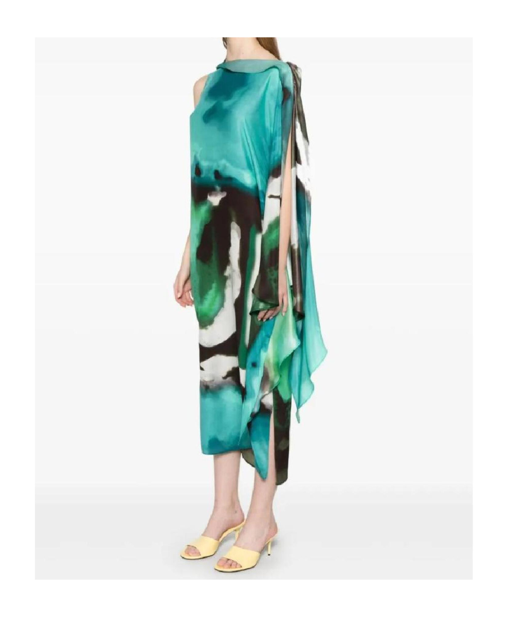 Gianluca Capannolo Sarah Asymmetric Dress In Blue
