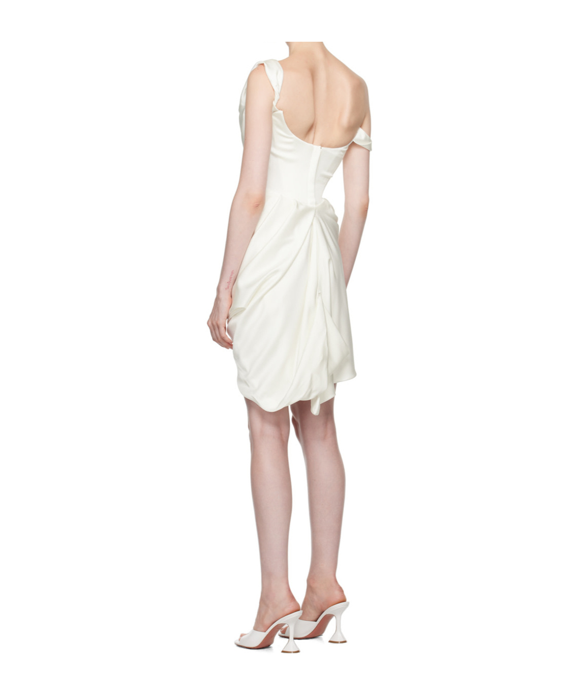 Shop Vivienne Westwood Zora Mini Dress In White