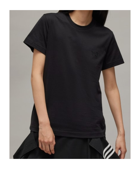 Y-3 M Reg Ss Tee In Black