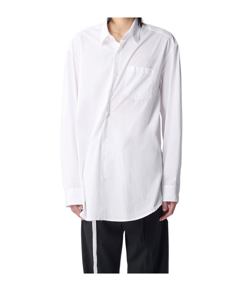 Ann Demeulemeester Long-sleeved Shirt In White