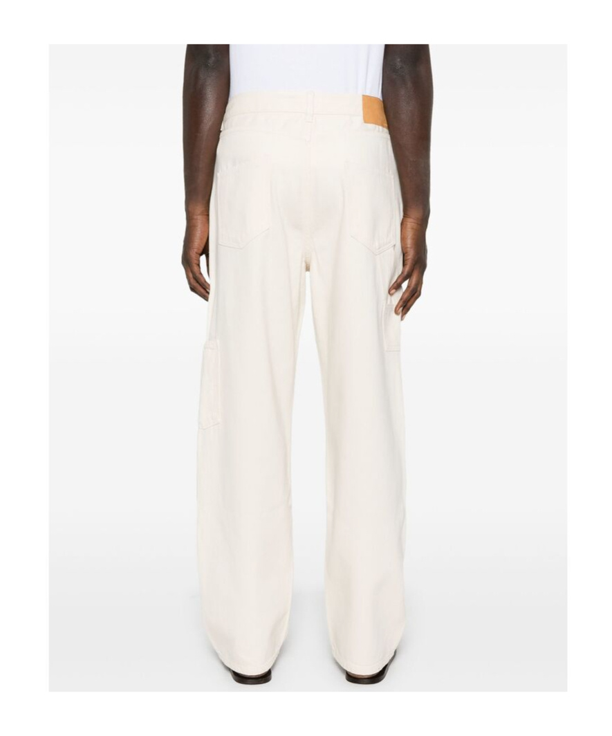 Alanui Cotton Trousers In White