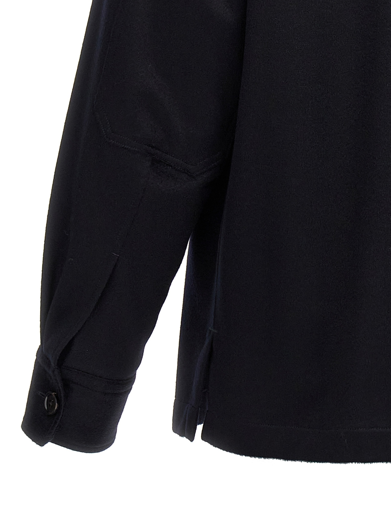Shop Zegna Oasi Cashmere Alba Overshirt In Black