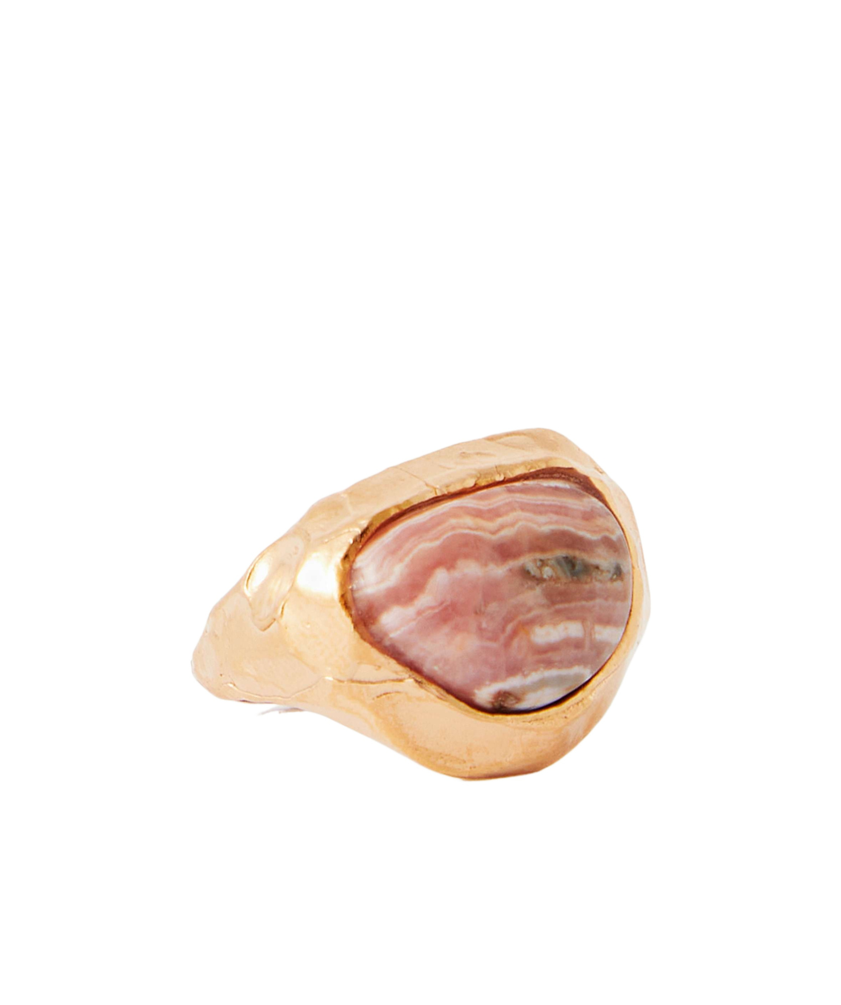 Alighieri Curved Ring In Yellow