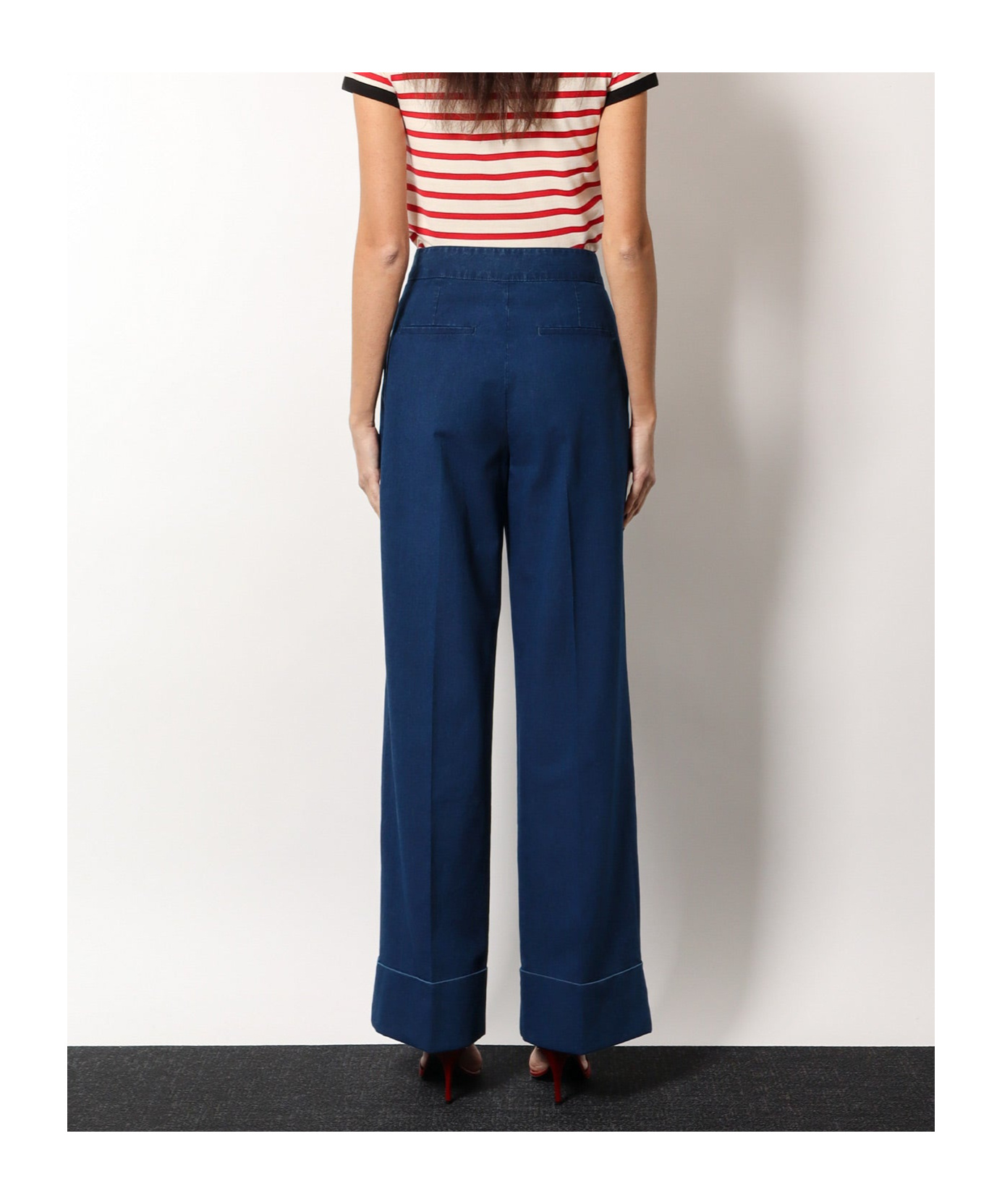 Valentino Pocket Jeans In Blue