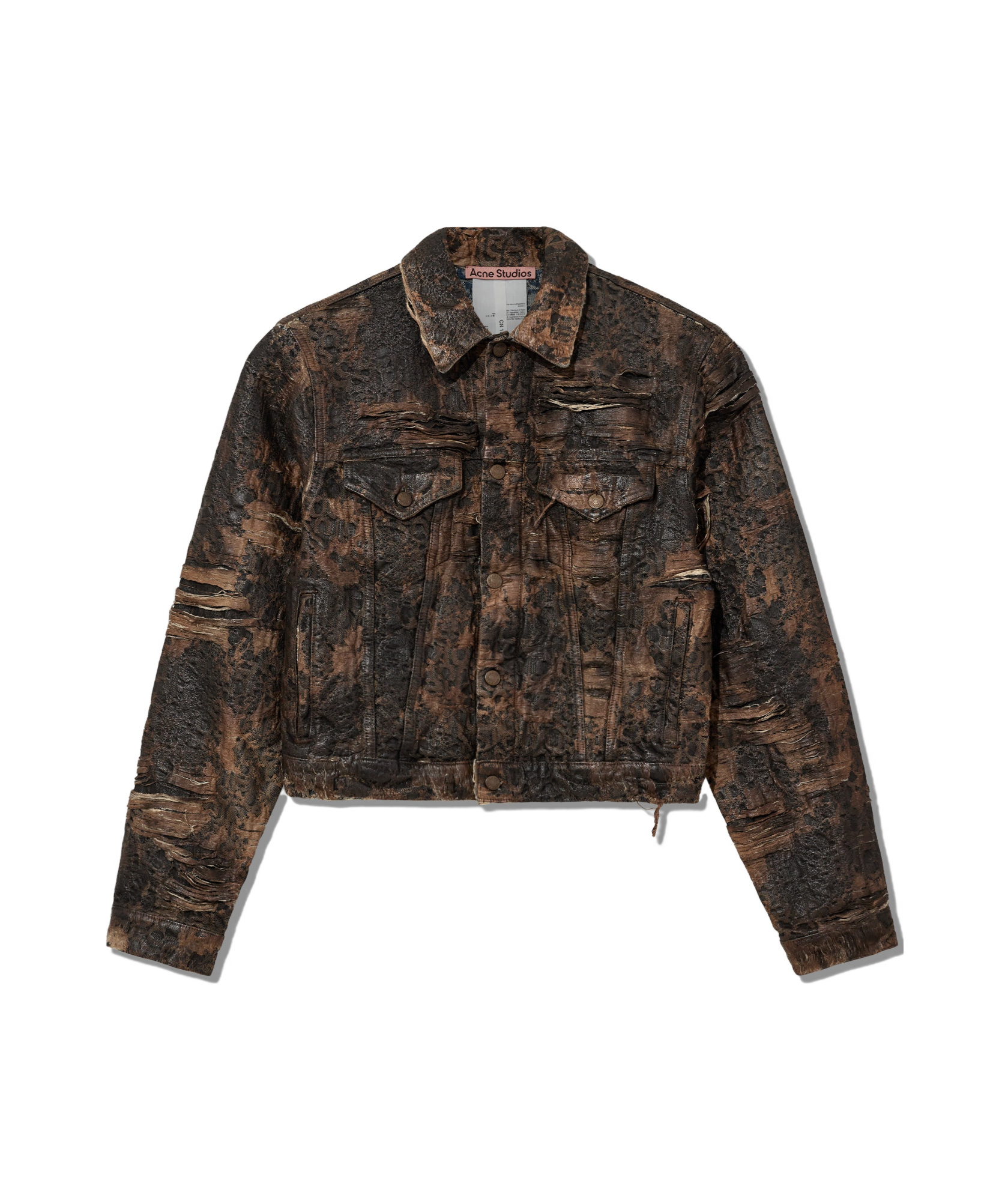 Acne Studios Long-sleeved Casual Jacket In Black