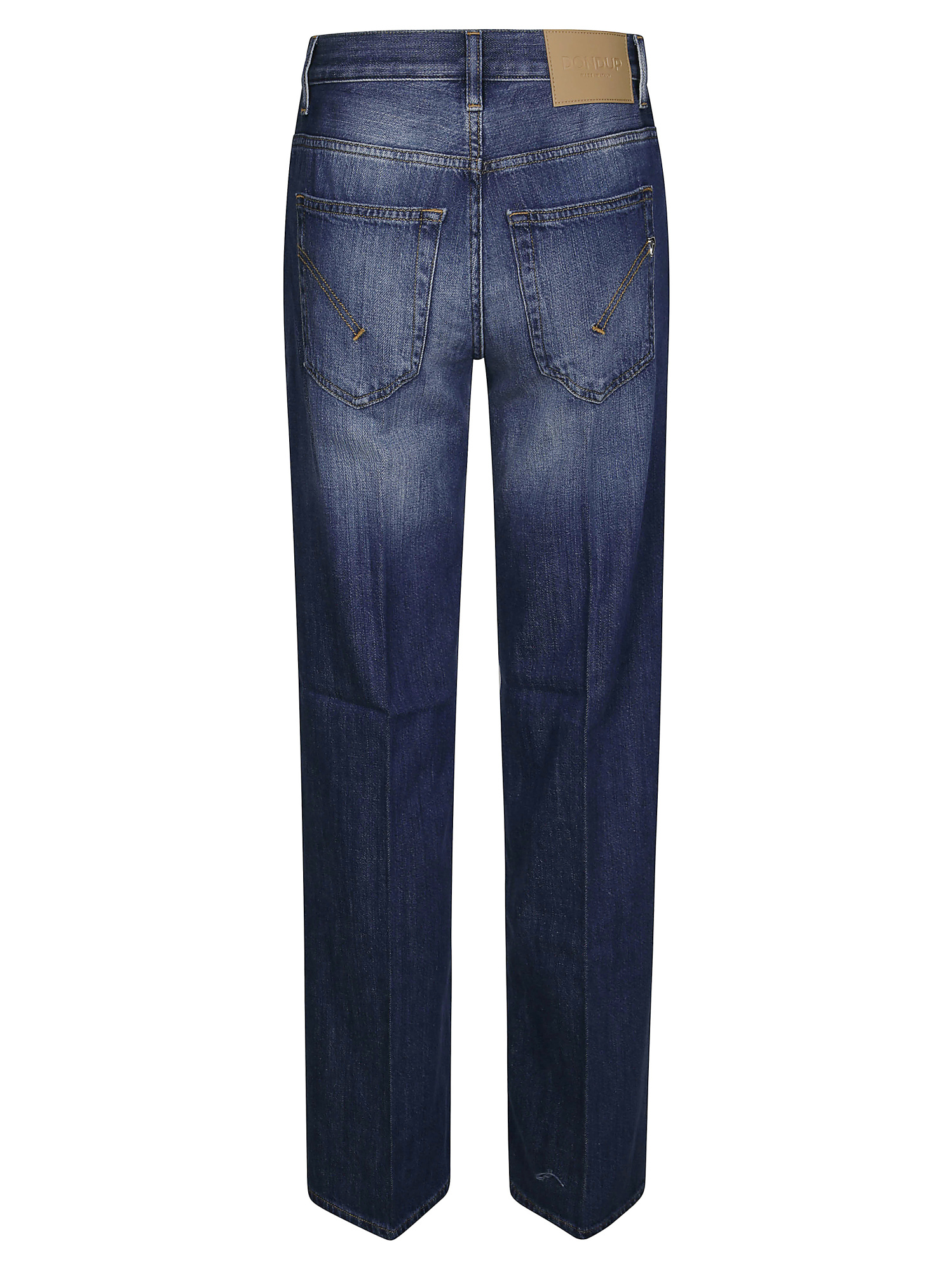 Dondup Jacklyn Faded Five-pocket Trousers In Blue