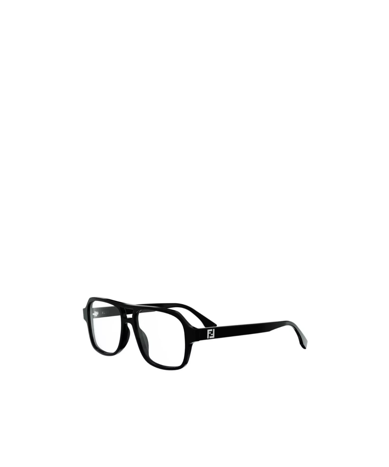 Fendi Geometric Flat Mirror In Black