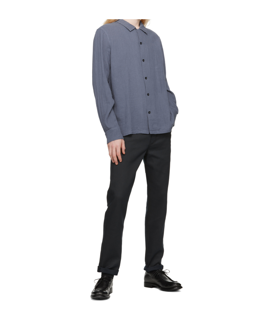 Rag & Bone Long-sleeved Shirt In Gray