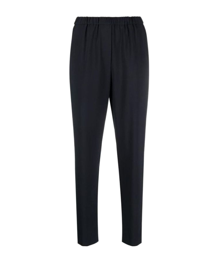 Aspesi Elastic Waist Casual Pants In Blue