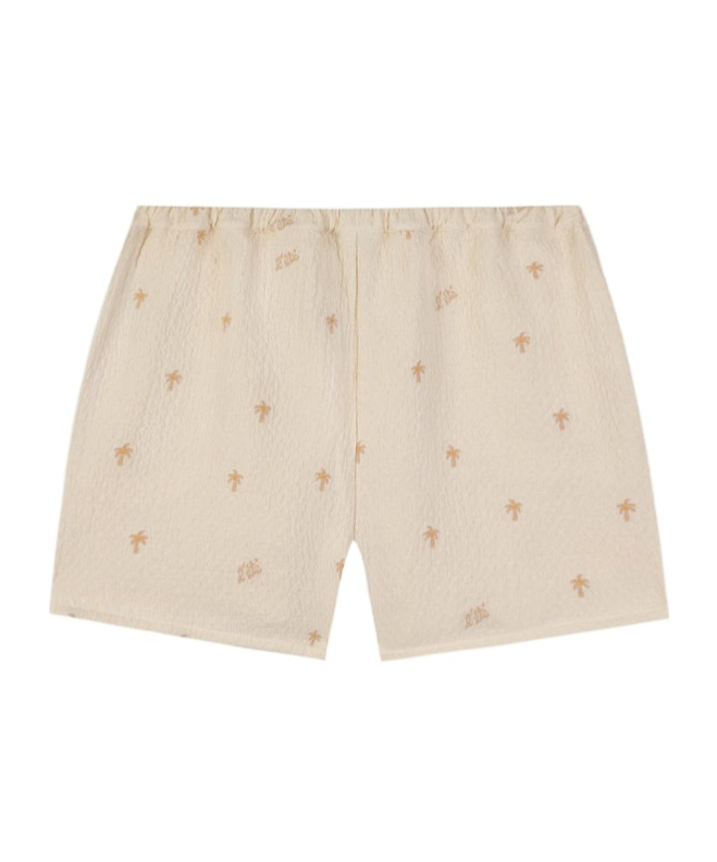 Maison Labiche Vermenouze Cotton Gauze Shorts In Neutral