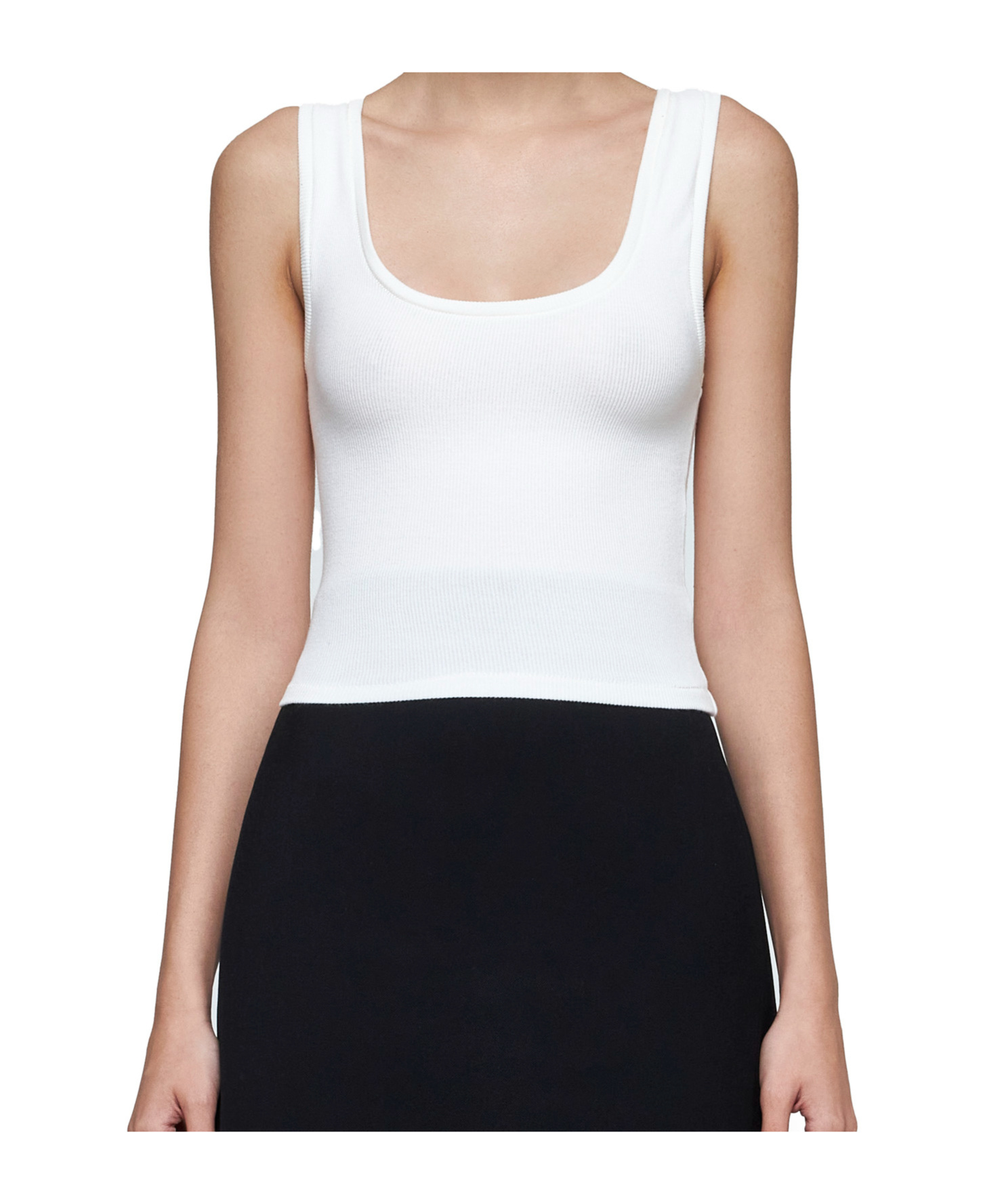 Wardrobe.nyc Ribbed Detail Vest