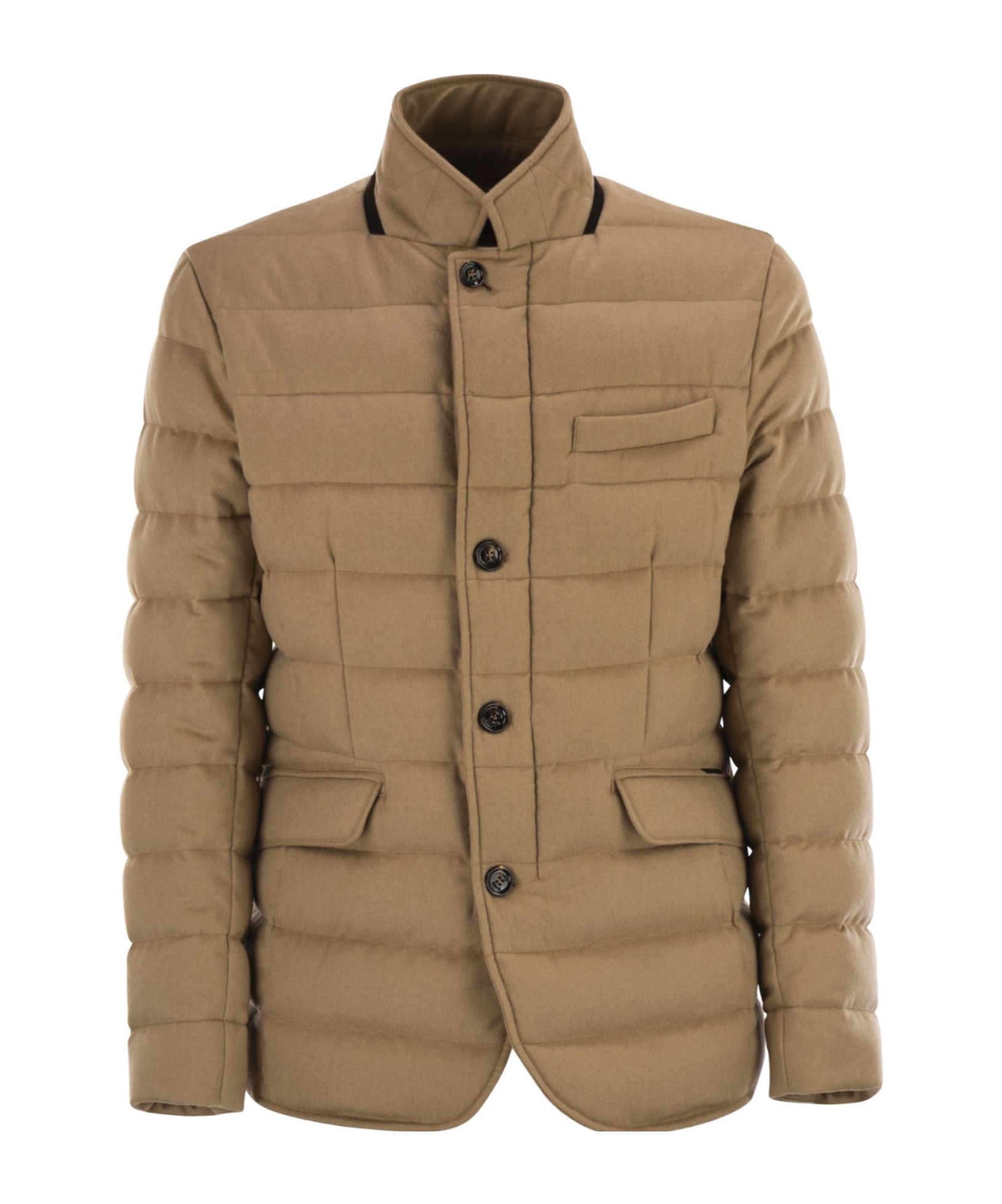 Moorer Jacket-style Down Jacket In Brown