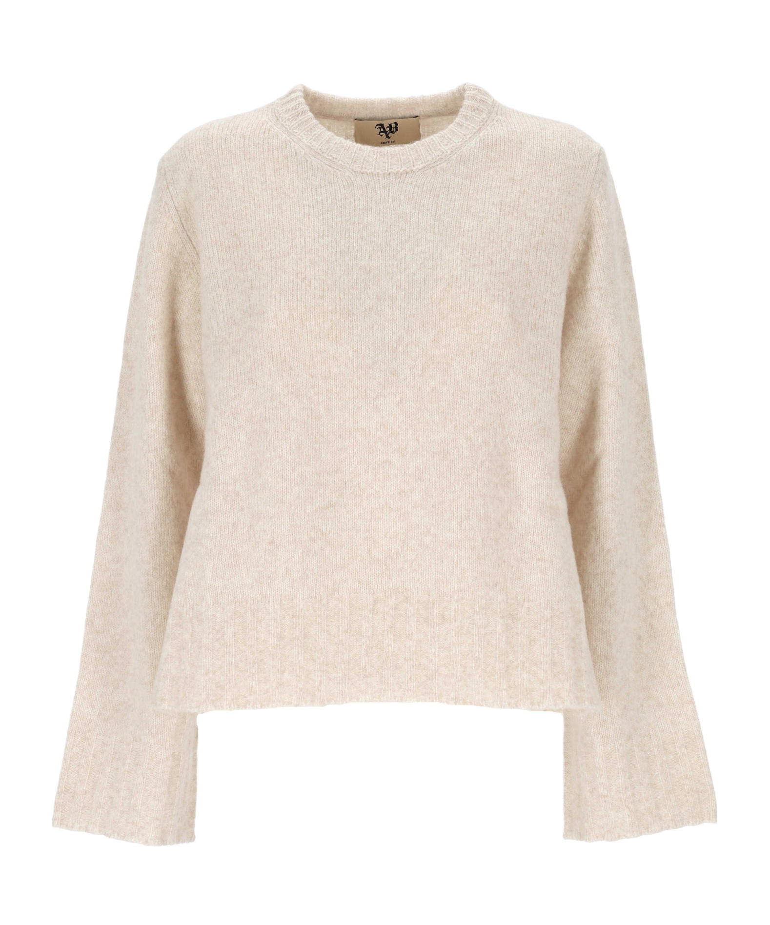 Aniye By Crew Neck Long Sleeve Sweater In Neutral