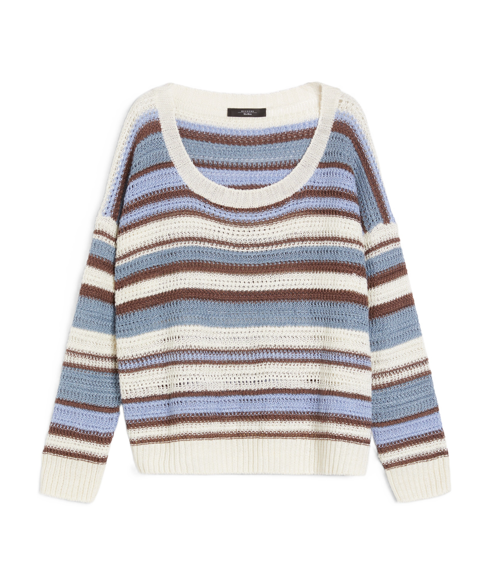 Weekend Max Mara Long Sleeve Sweater In Multicolor