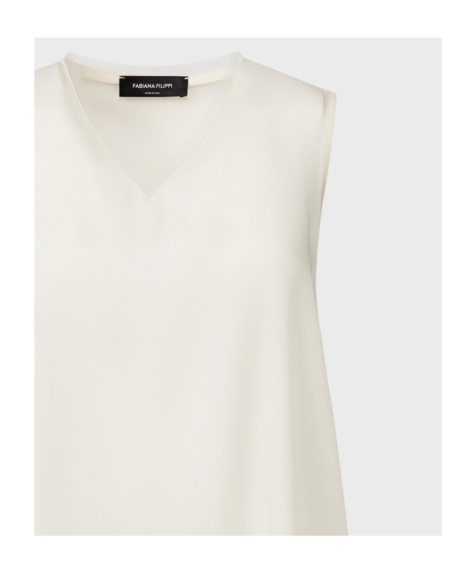 Fabiana Filippi V-neck Vest In White