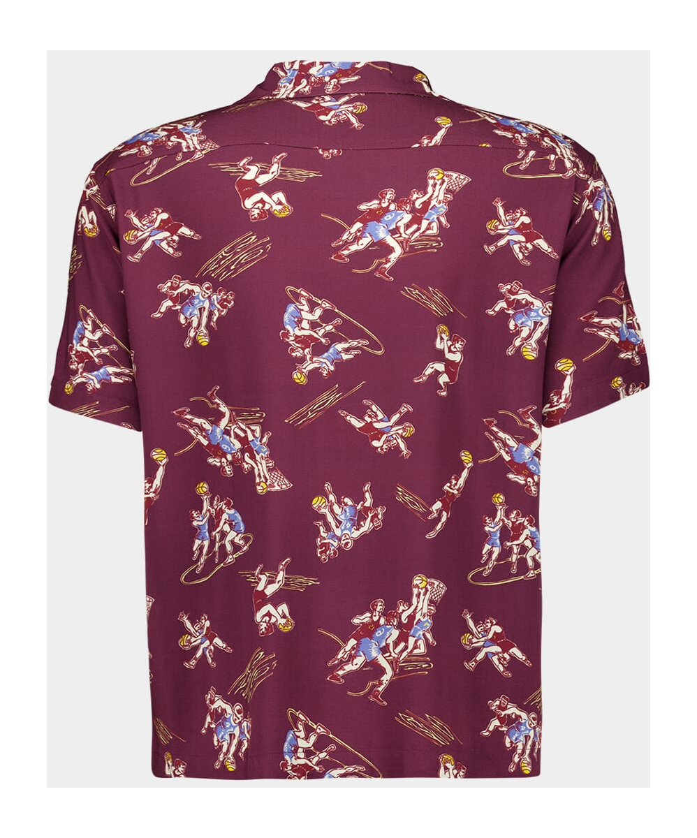 Bode Layup Shirt In Purple