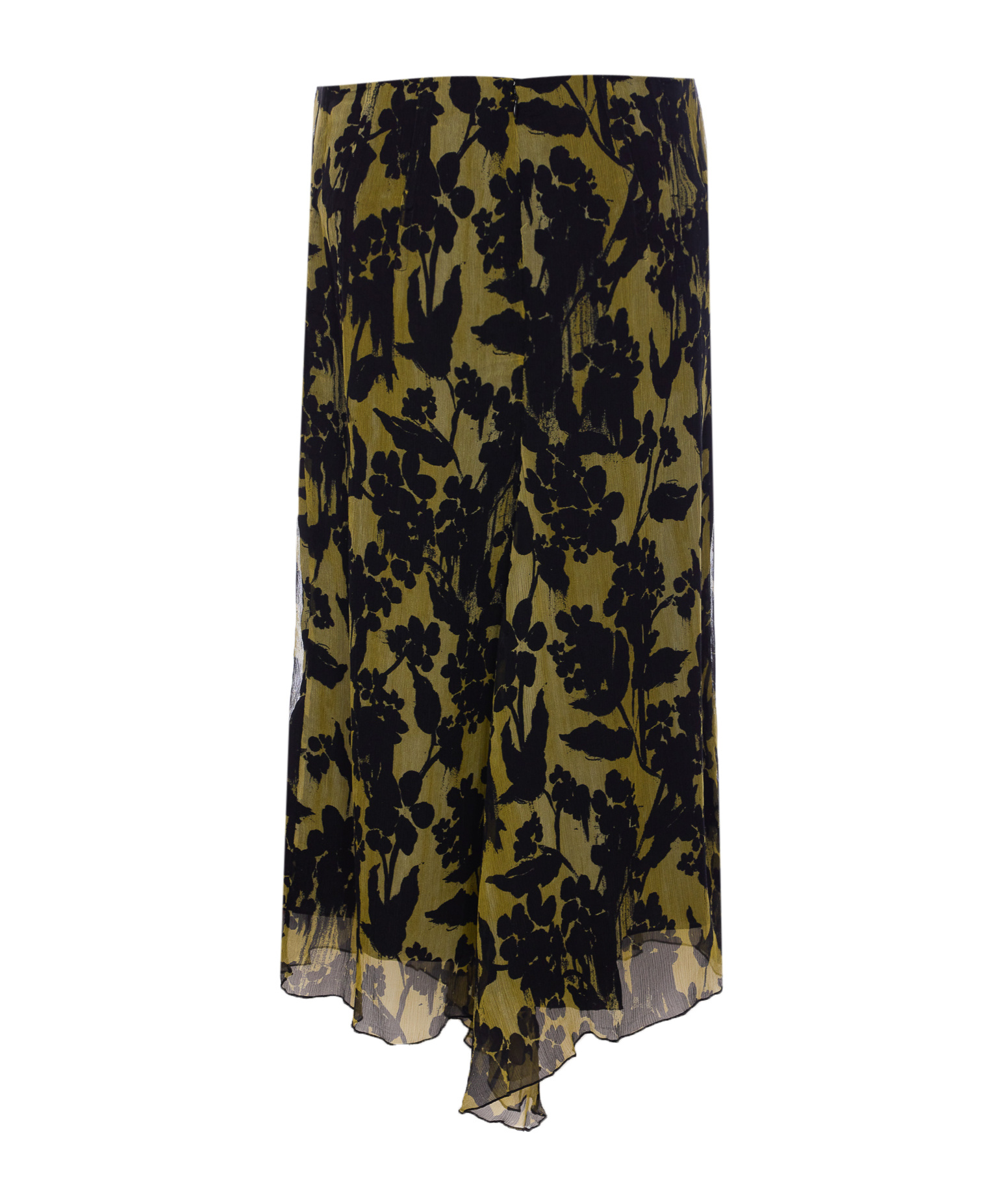 Shop Victoria Beckham Printed Skirt In Black