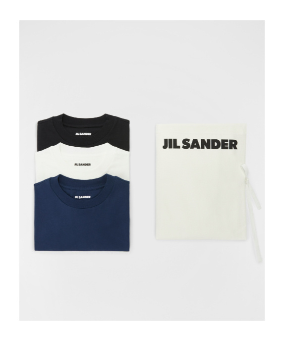 Jil Sander Multicolor Cotton T-shirt Set In Blue