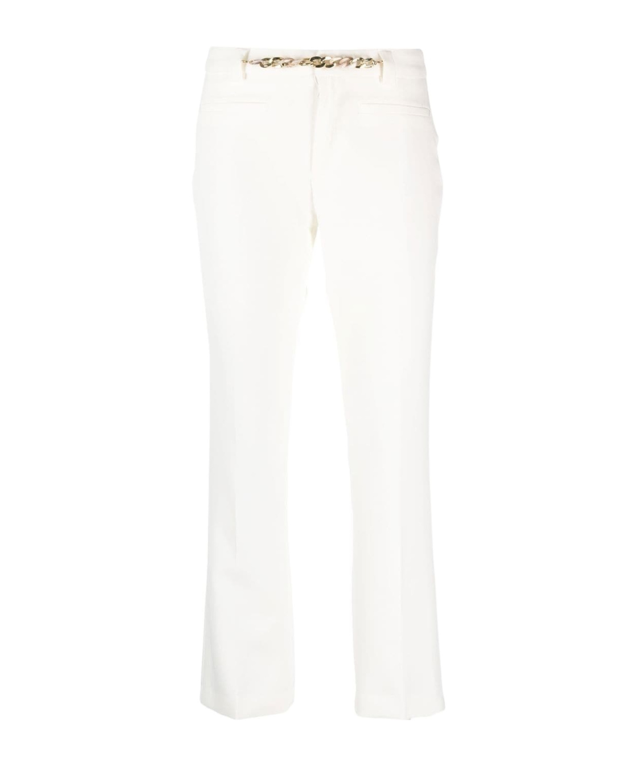 Liu •jo Straight-leg Trousers In White
