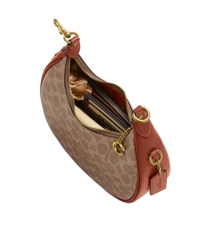 Coach Jonie Bag 22 In Signature Canvas In Brown
