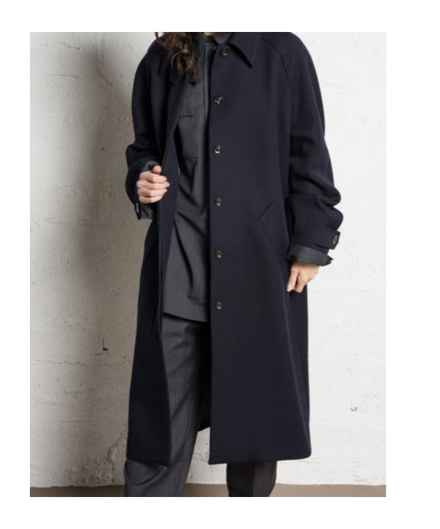 Soeur Oversized Coat In Black