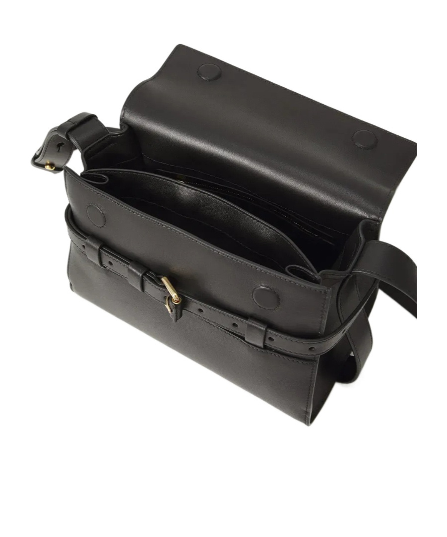 Moschino Flap Shoulder Bag In Black