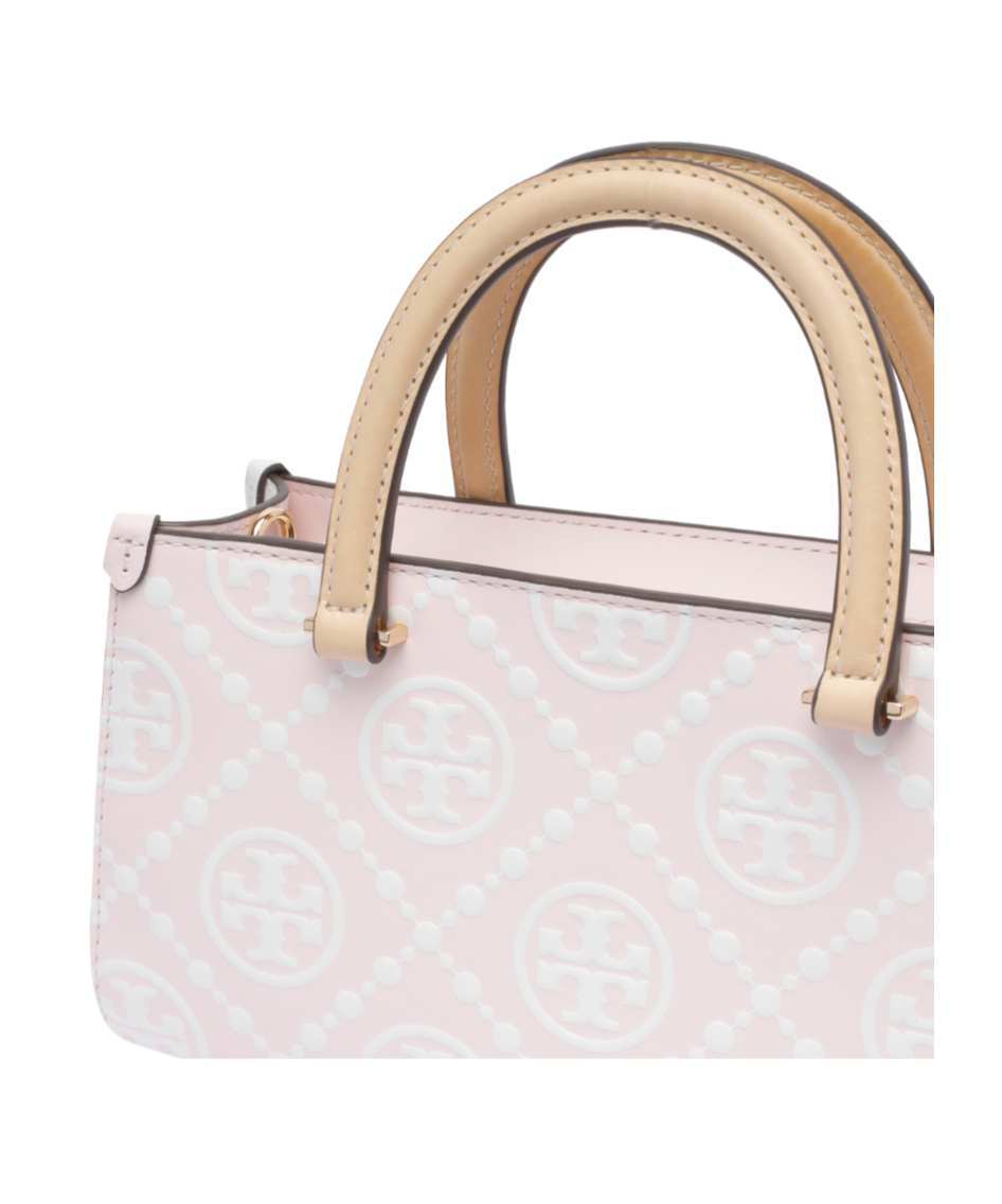 TORY BURCH T MONOGRAM-EMBOSSED E/W TOTE BAG