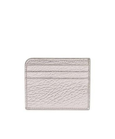 Maison Margiela Four Stitches Leather Card Holder In White