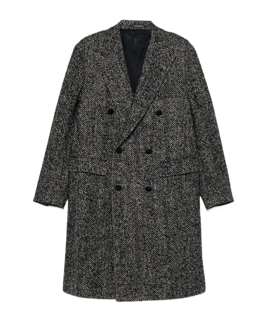 Shop Tagliatore Long Sleeve Coat