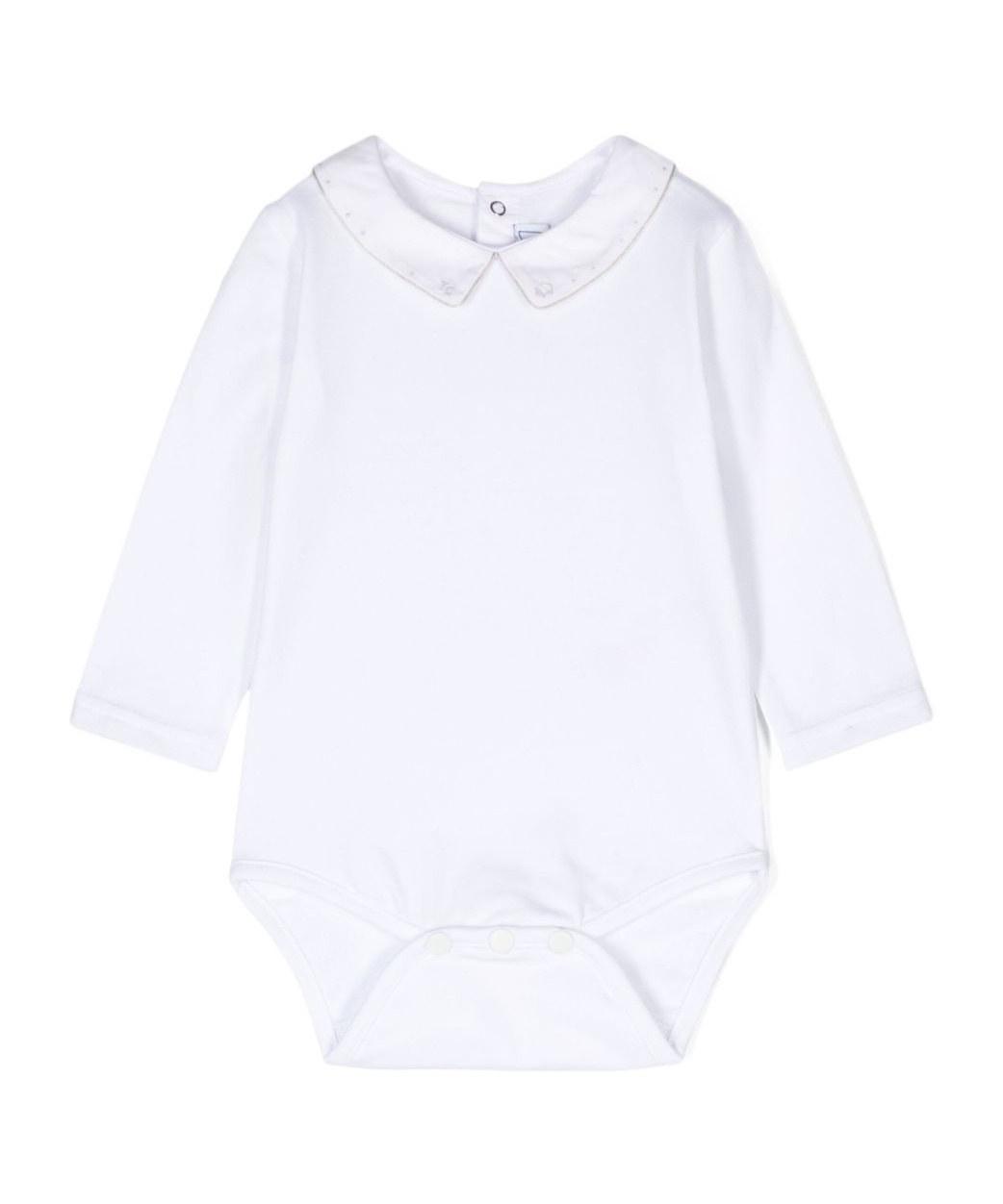 Tartine Et Chocolat Long-sleeved Jumpsuit In White