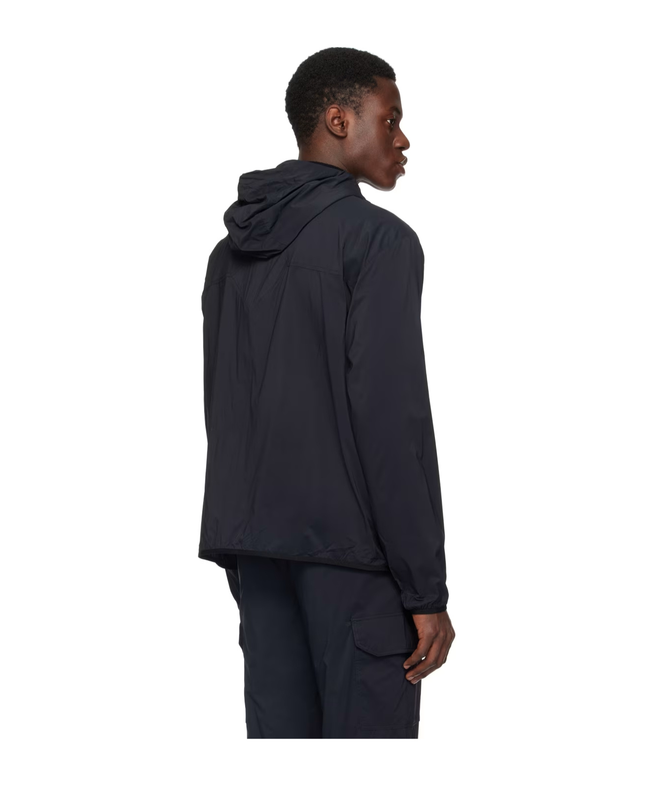 Shop Canada Goose Hooded Long-sleeved Casual Jacket In Black