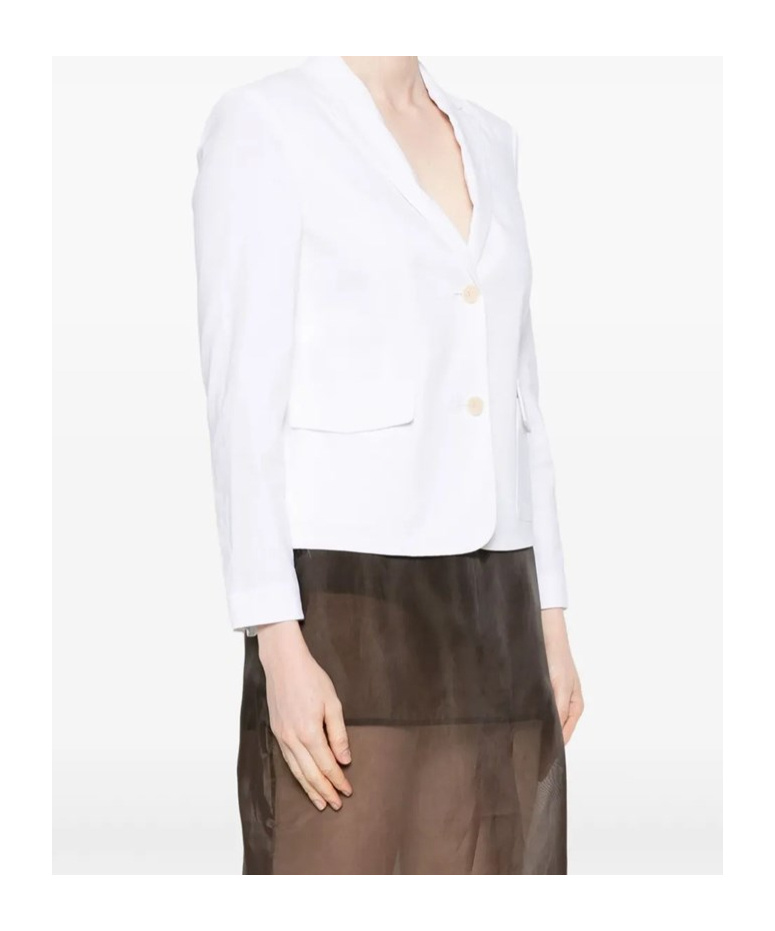 Theory Single-breasted Blazer In White