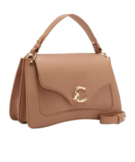 Coccinelle C-me Shoulder Bag In Brown