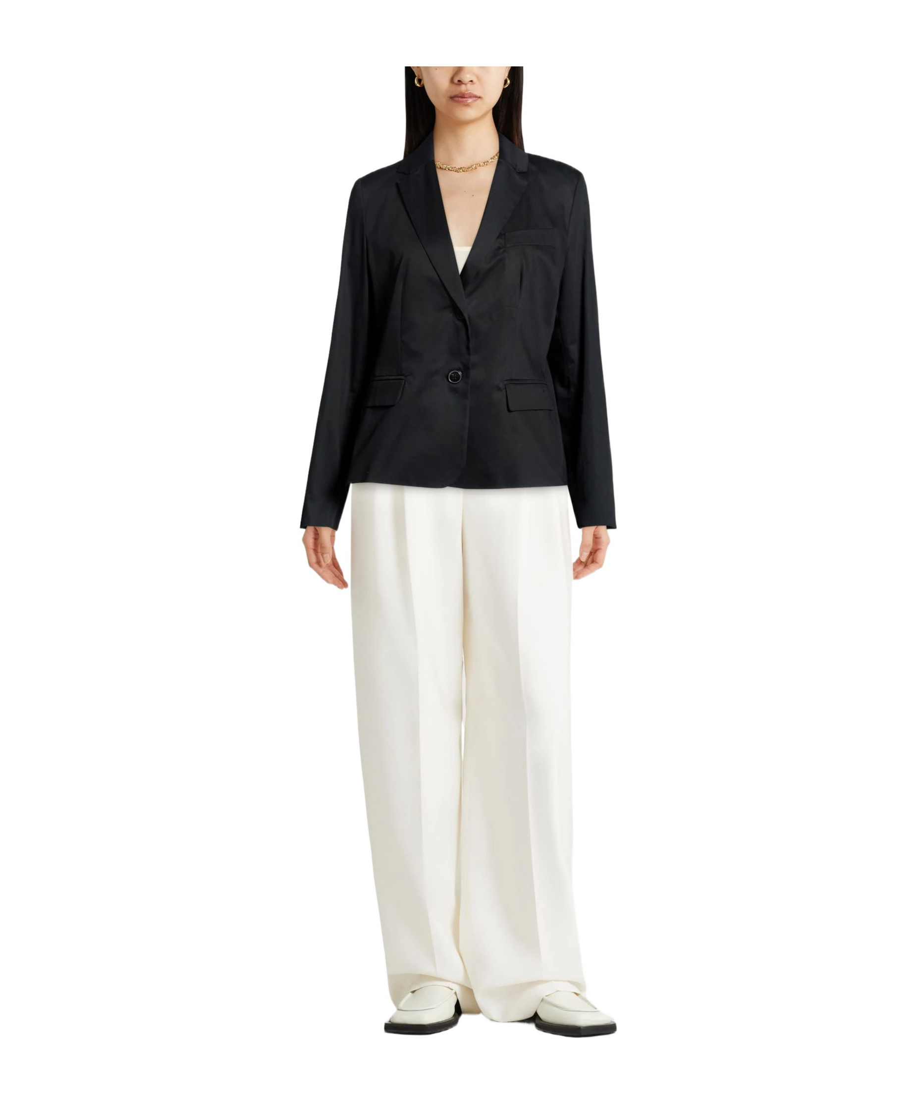 Maxco. Single-breasted Blazer In Black