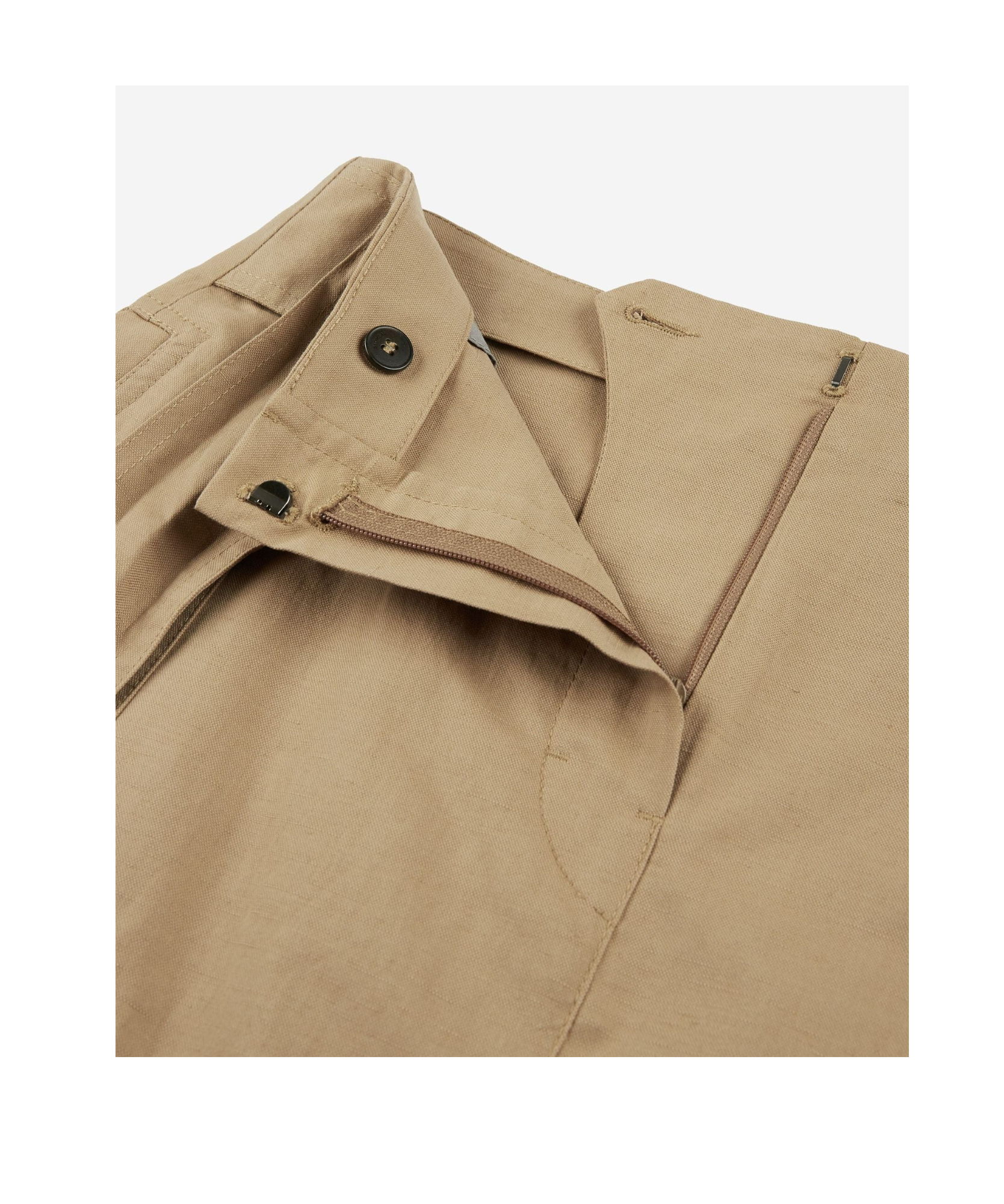 Incotex Tie-waist Midi Skirt In Nude