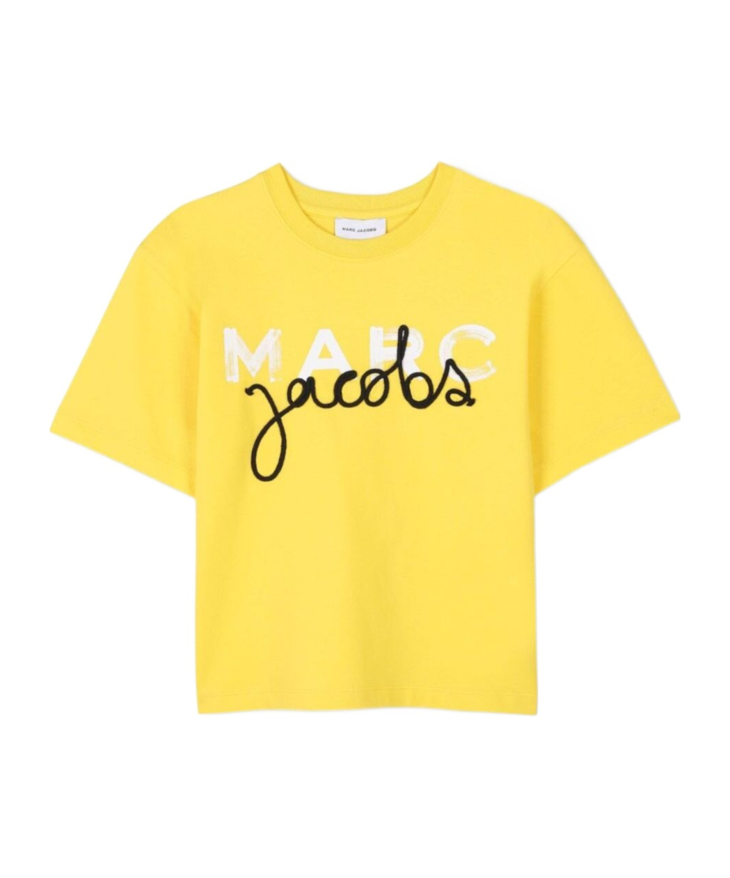Marc Jacobs Logo-print T-shirt In Yellow