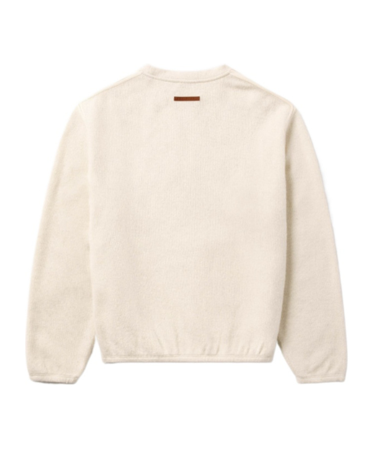 1989 Studio Crew-neck Press-button Sweatshirt In Neutral