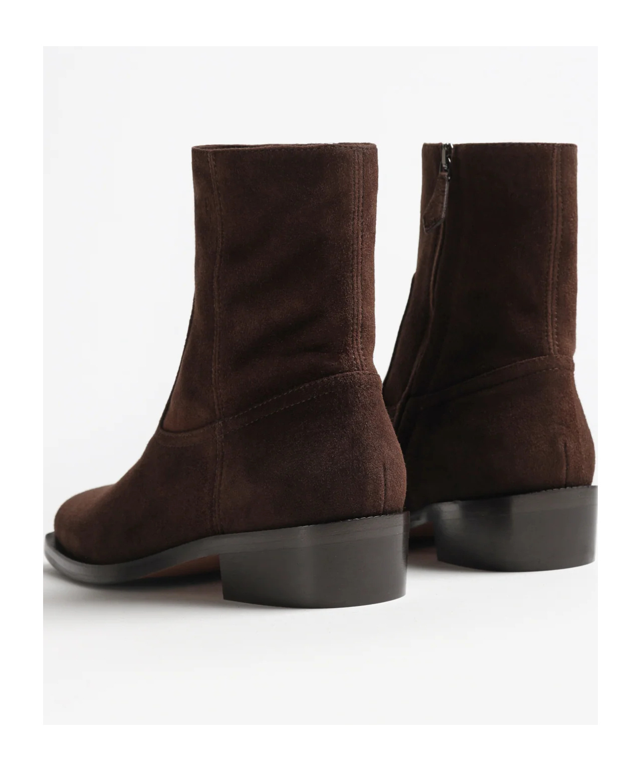 Aquazzura Square Toe Ankle Boots In Brown
