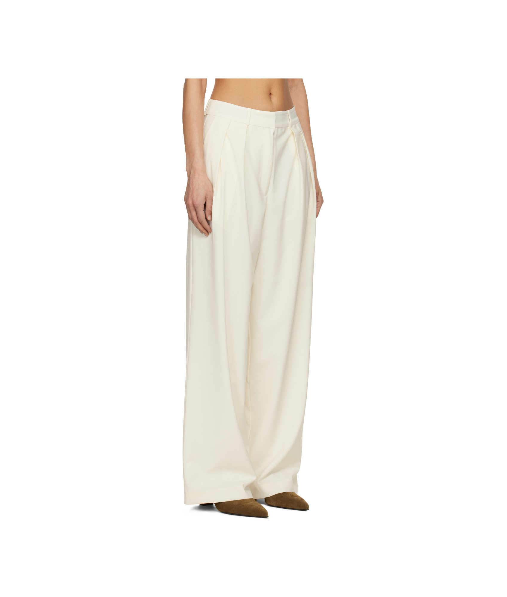 THE FRANKIE SHOP RIPLEY PLEATED TROUSERS