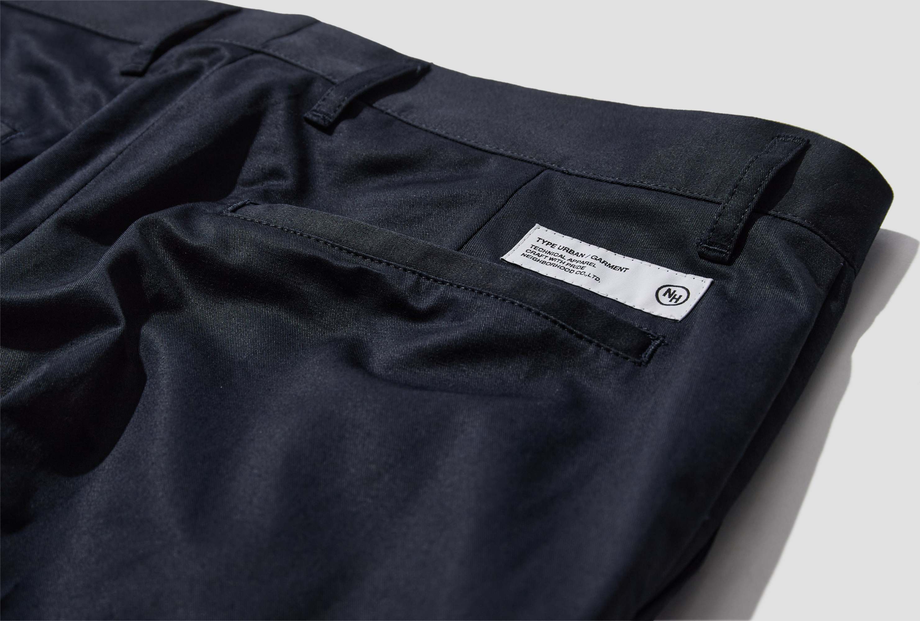 Neighborhood Belt Loop Casual Pants In Black