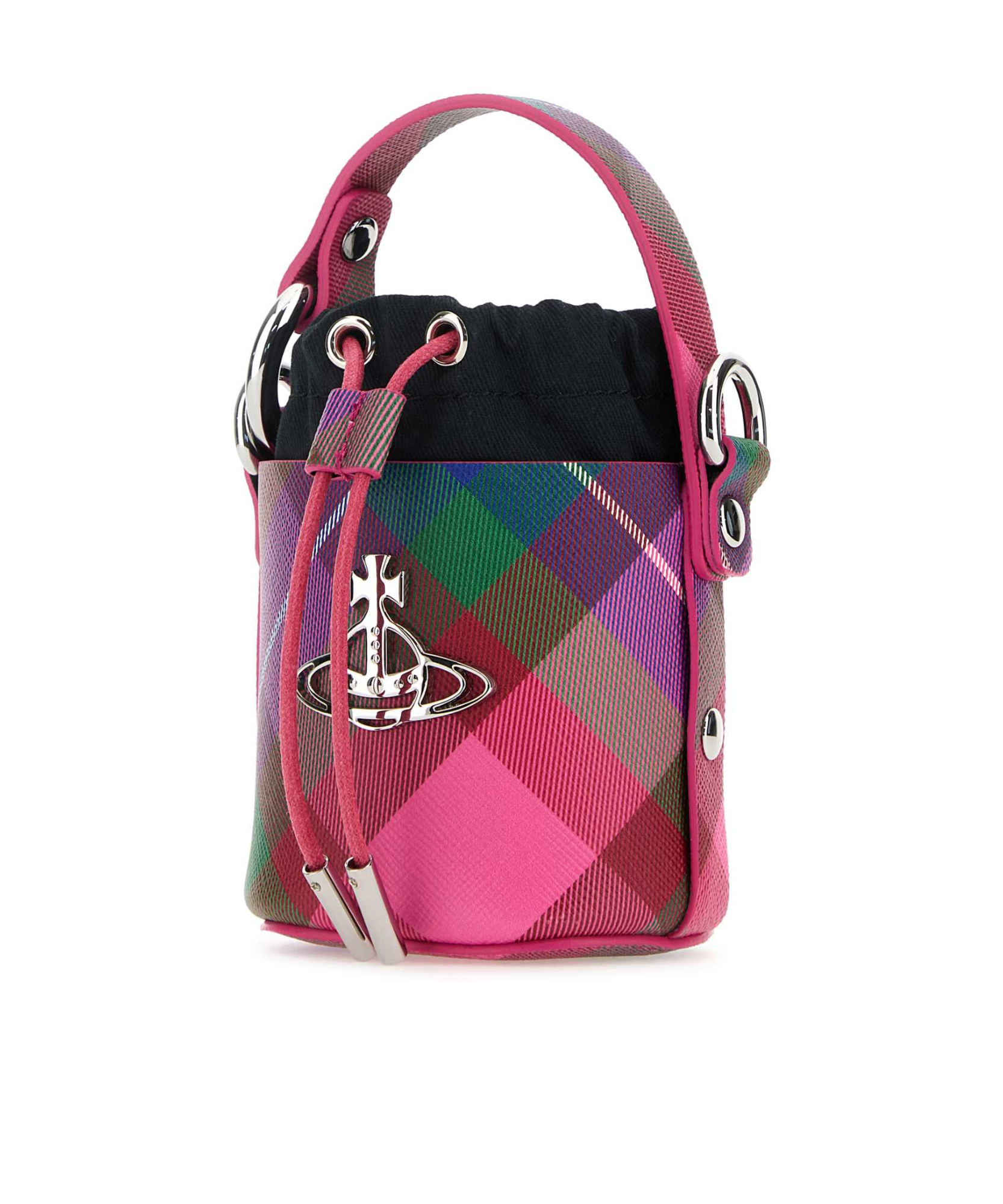 Vivienne Westwood Daisy Drawstring Bucket Mini Bag In Red
