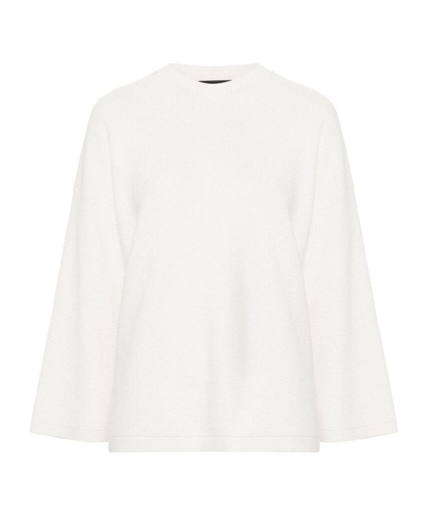 Shop Fabiana Filippi Platinum Turtle Neck Jumper In White