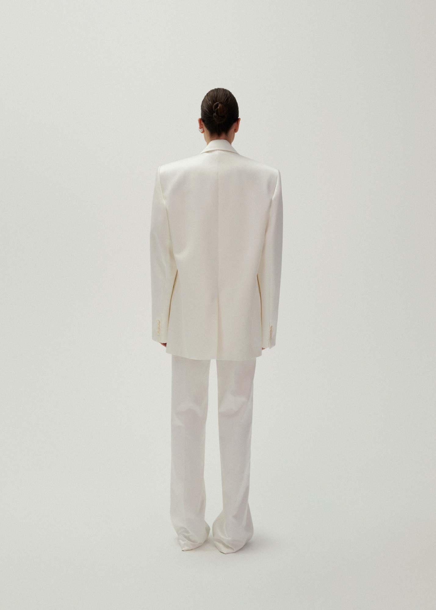 Magda Butrym Wide-leg Casual Pants In White