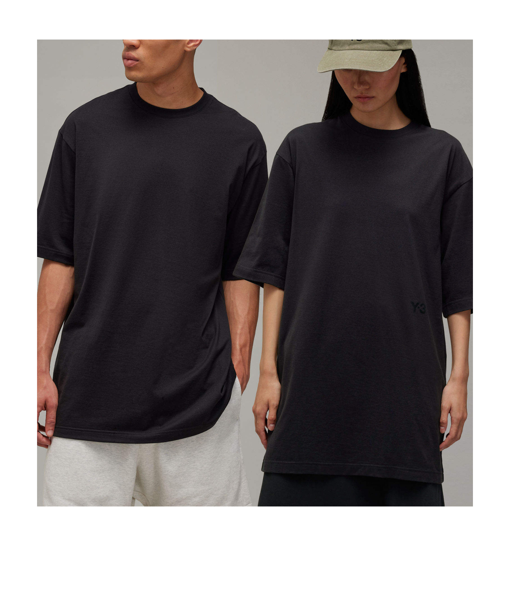 Y-3 M Wo Ss Tee In Black