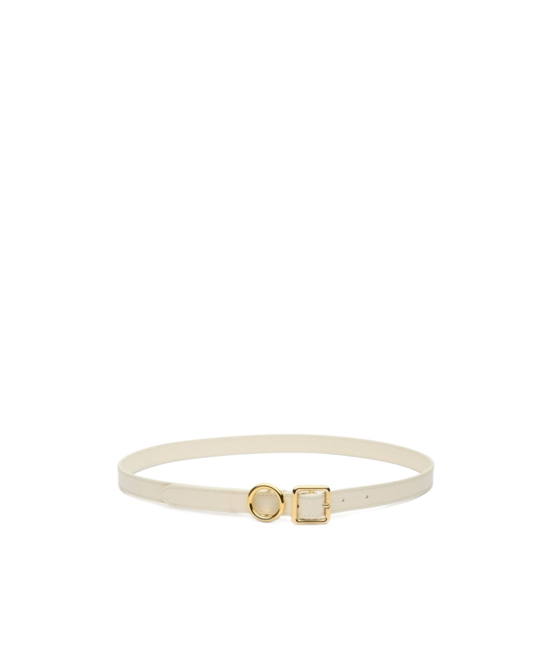Jacquemus Regalo Thin Belt In White