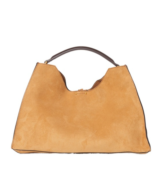 Gianni Chiarini Aurora Shoulder Bag In Penut Butter