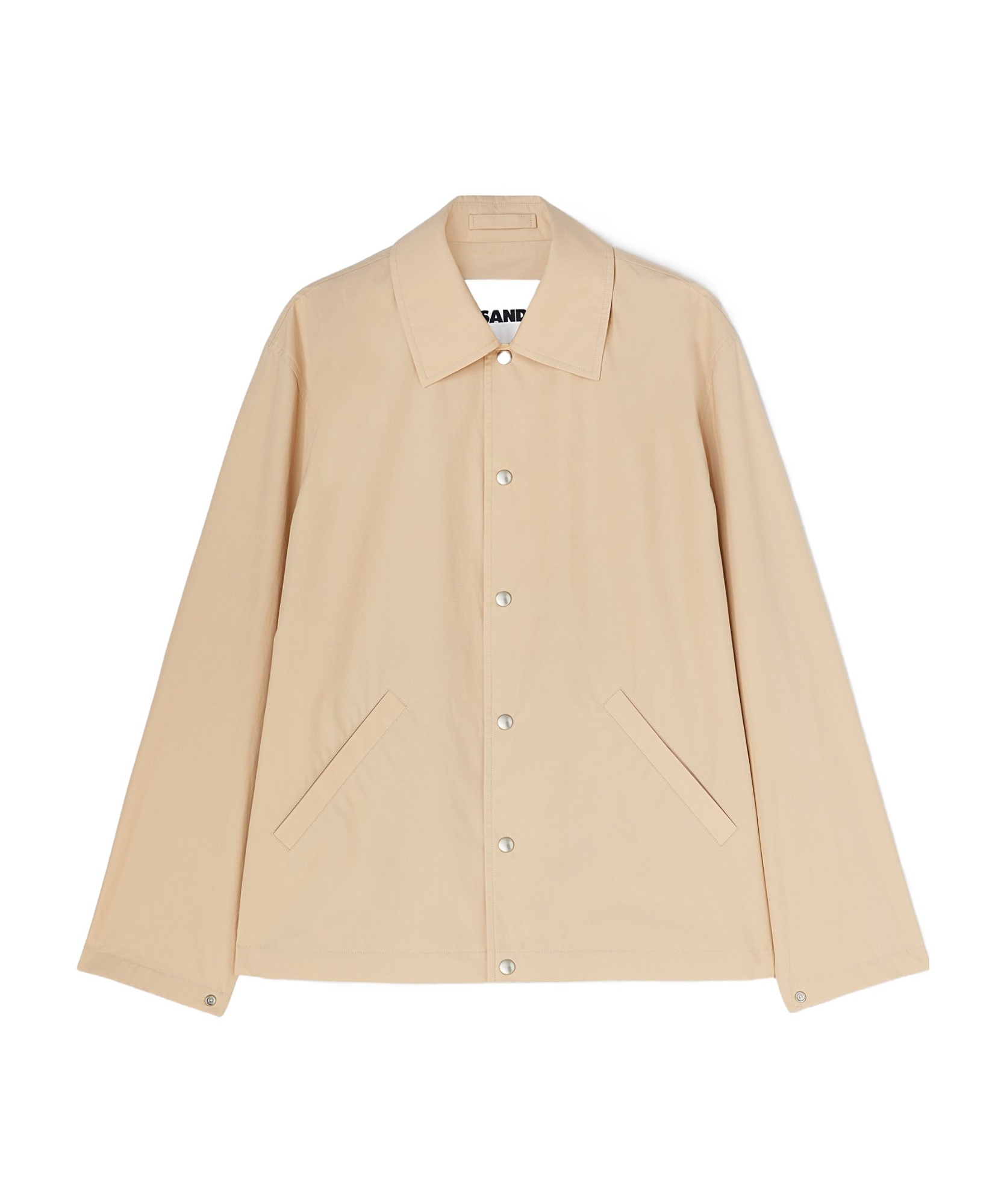 Jil Sander Logo-print Jacket In Nude