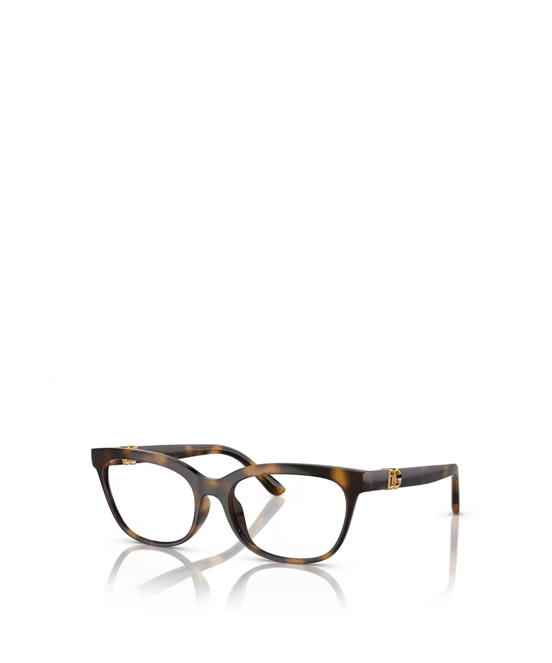 Dolce & Gabbana Dolce Gabbana Eyewear Square Frame Glasses In Black