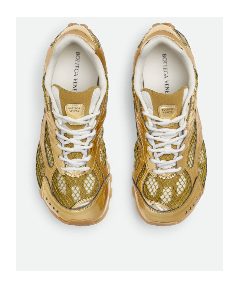 Shop Bottega Veneta Orbit Sneaker In Nude