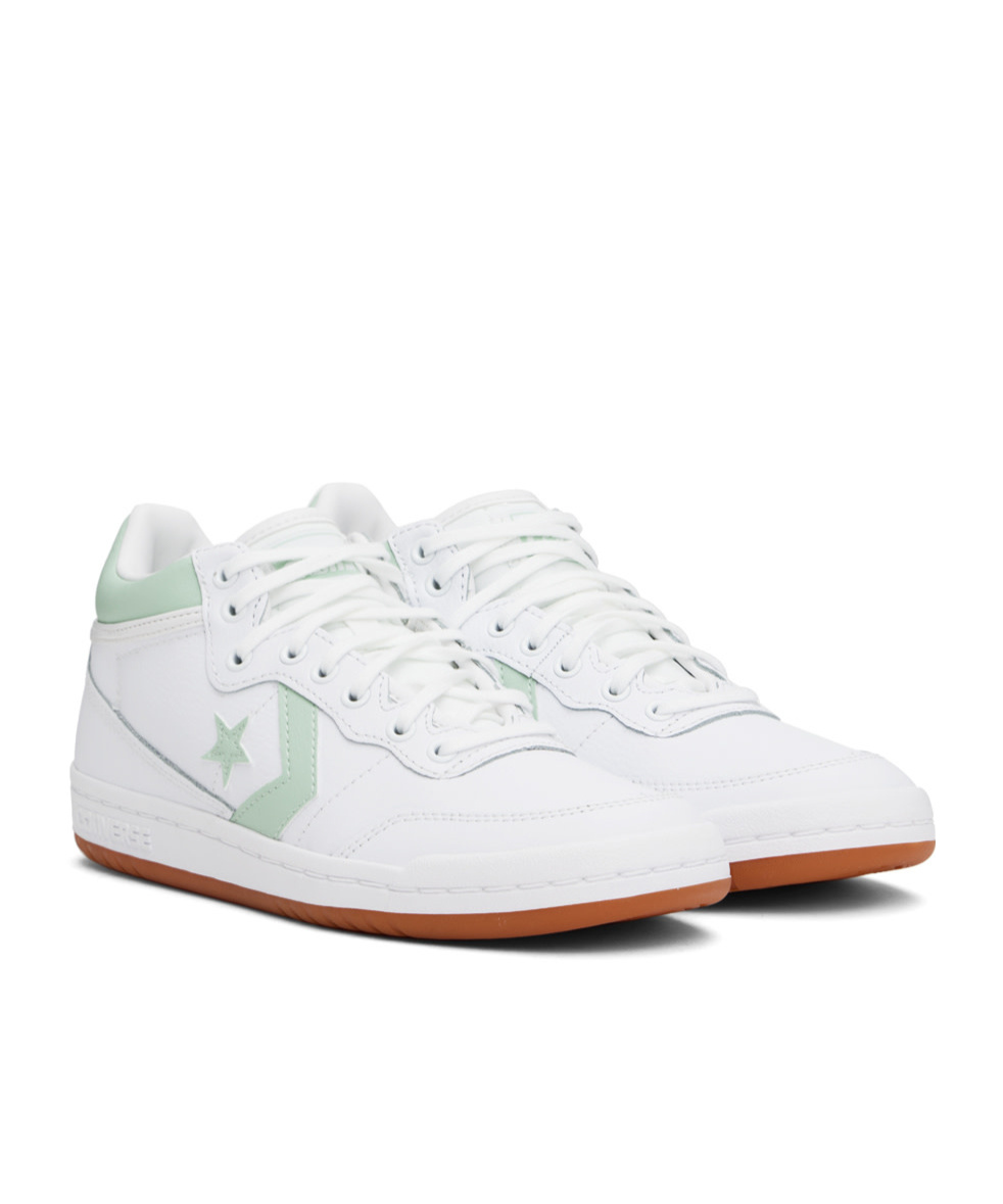 Converse Lace-up High-top Casual Shoes In White